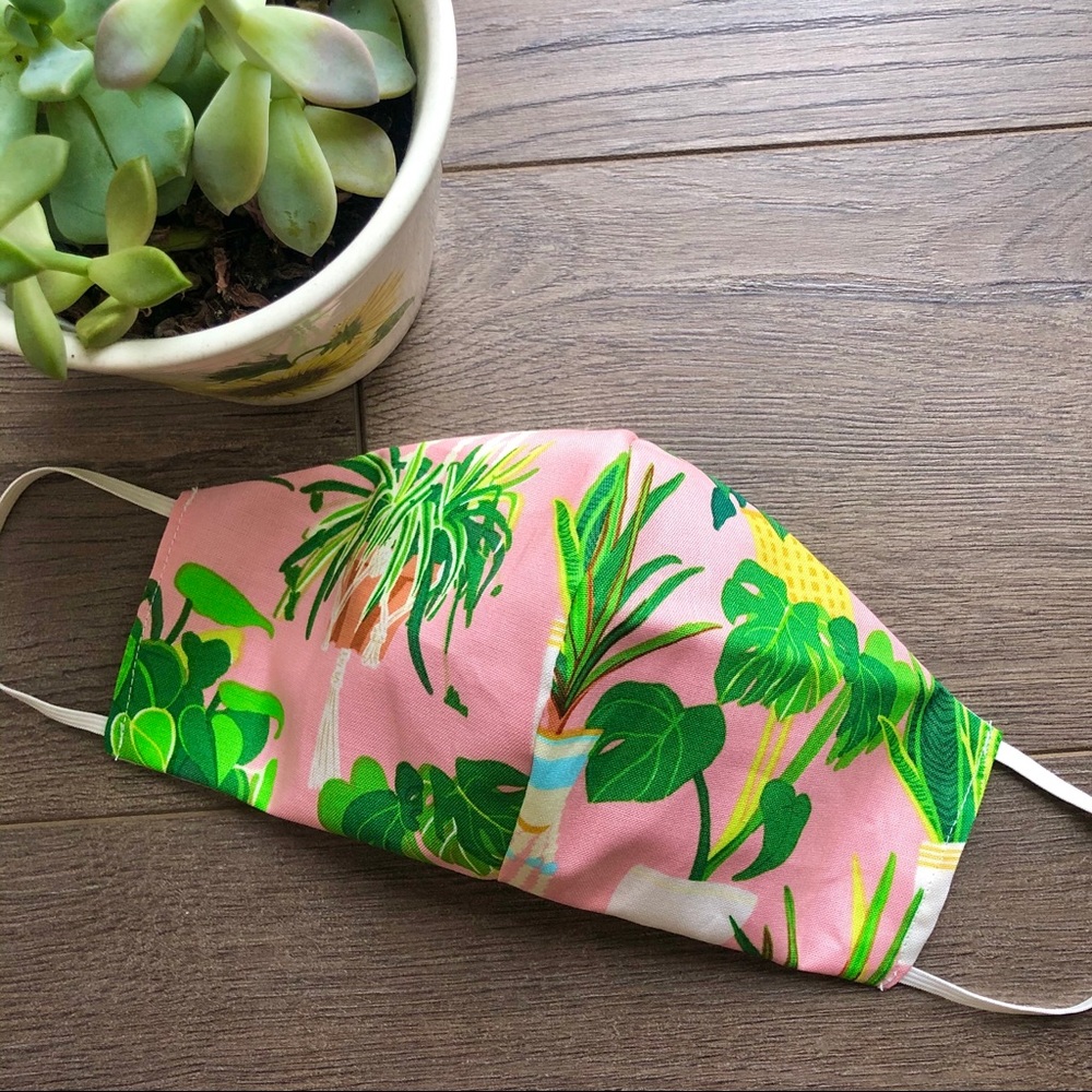 Plant Lovers handmade cotton face mask - Picture 2 of 5